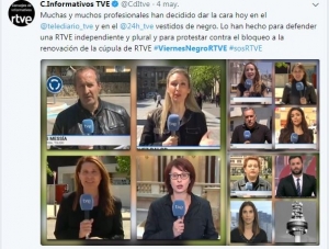 Un nuevo &#039;Viernes Negro&#039; viste de luto a los trabajadores de RTVE