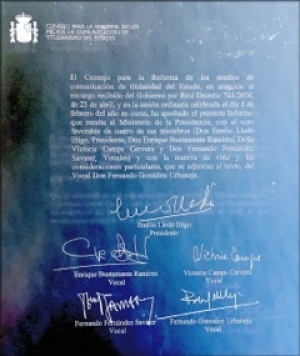 Dictamen Reforma RTVE 2006: Apartado de Canales internacionales